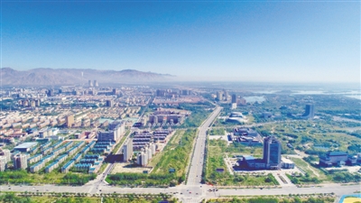 <p>　　石嘴山市這座傳統工業城市逐漸向綠色花園城市轉型。</p>