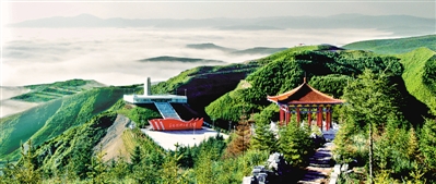 <p>　　　　萬畝油菜基地</p>