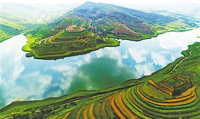 <p>　　　　黨家岔震湖　　</p>