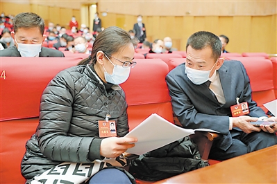 <p>　　政協(xié)委員討論政協(xié)常委會(huì)工作報(bào)告。</p>