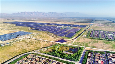 <p>　　永寧縣閩寧鎮原隆村。本報記者　馬楠　　攝</p>