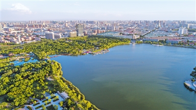 <p>　　湖城銀川，美麗興慶。（本版圖片均由興慶區委宣傳部提供）　　</p>